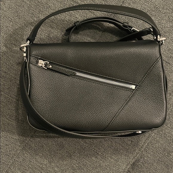 Quince Italian Leather Patchwork Crossbody - Picture 3 of 5